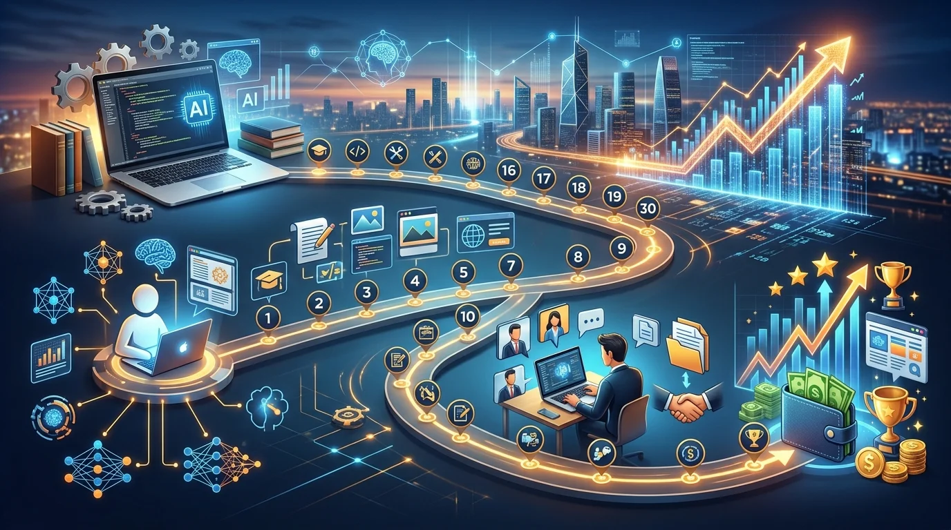 30 day AI side hustle roadmap