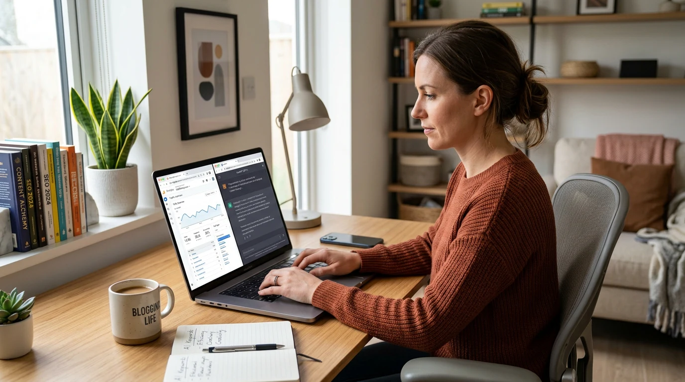 AI blogging business in 2026.