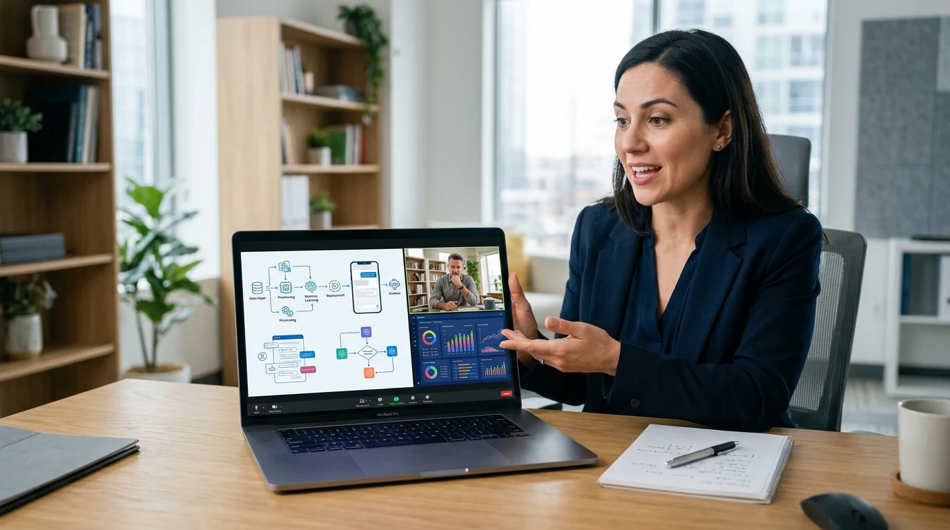 AI consultant selling AI services online