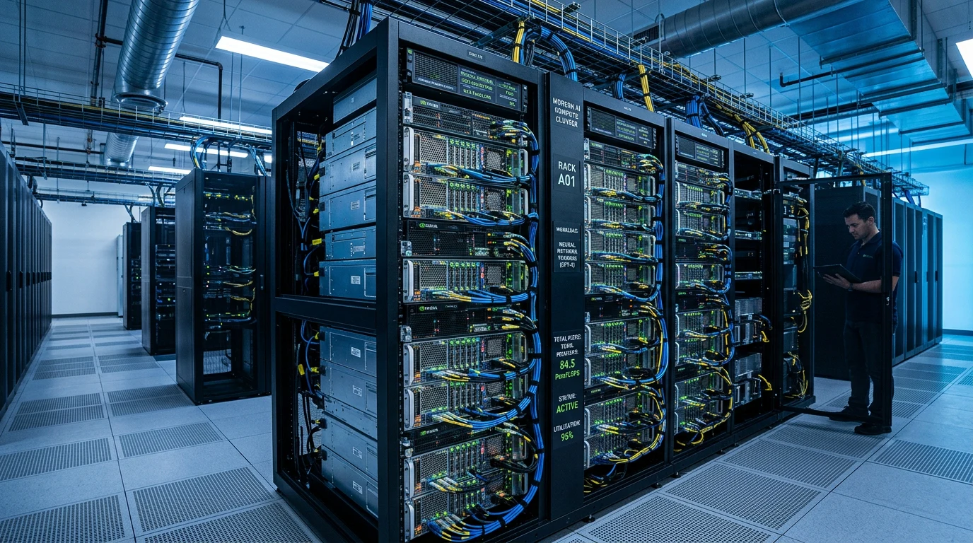 AI servers powering large language models.