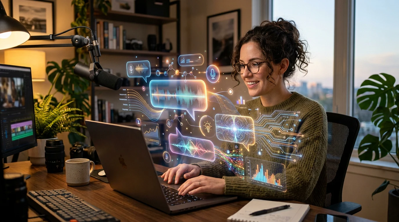 Using conversational AI assistants for productivity