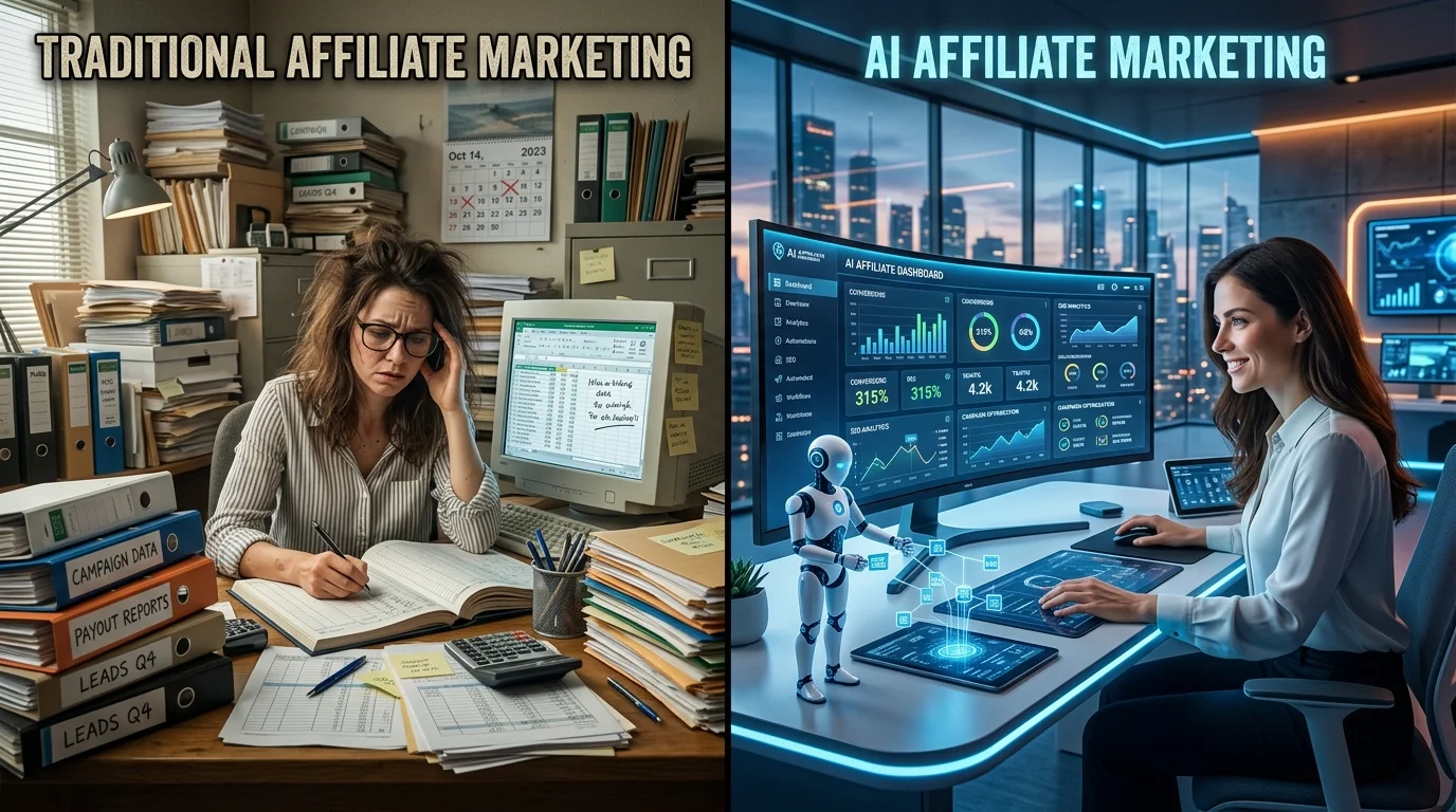 Traditional Affiliate Marketing vs AI Affiliate Marketing