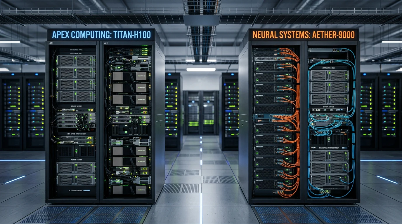 Competition in the enterprise AI hardware market.
