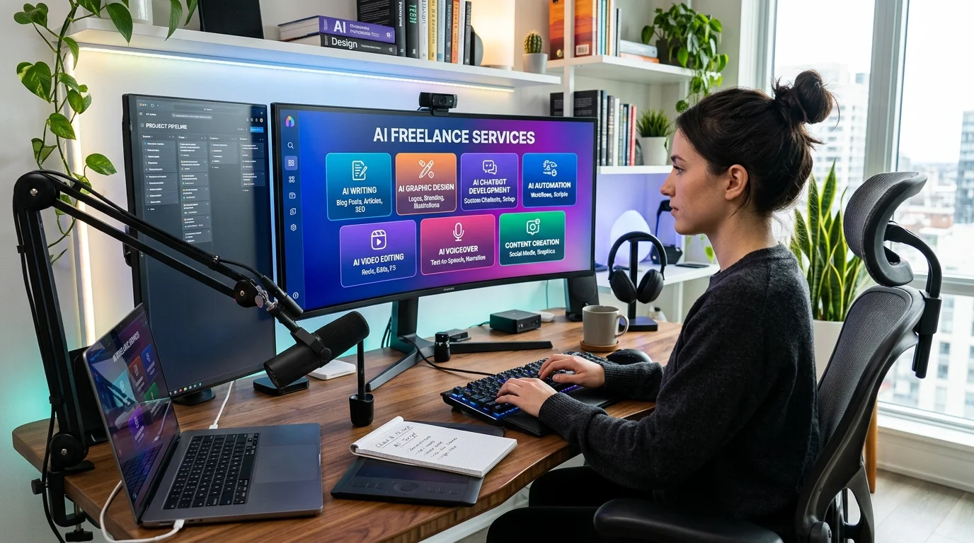 Popular AI freelance services for beginners in 2026