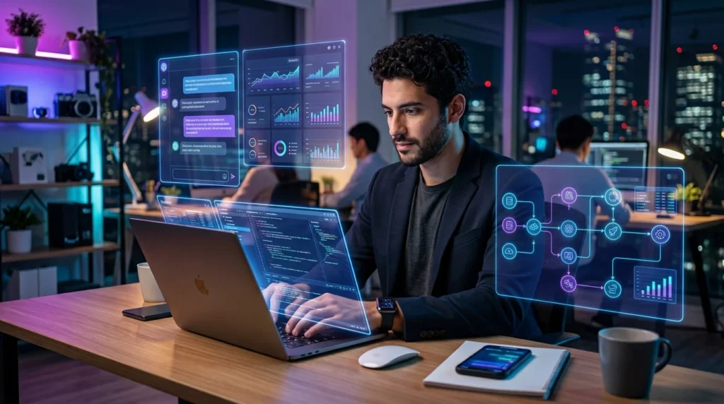 Beginner making money with AI using modern AI tools in 2026