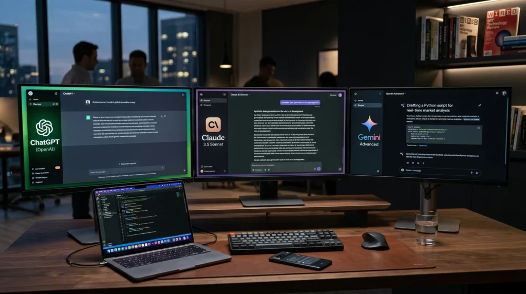 ChatGPT vs Claude vs Gemini AI assistants compared in 2026